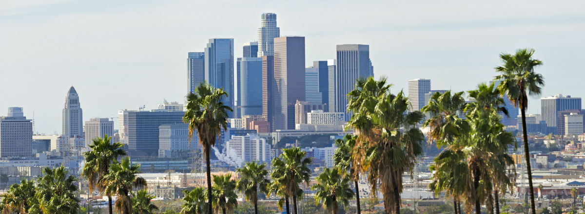 Static map image of Los Angeles