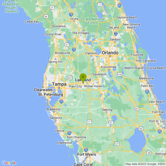 Static map image of Lakeland