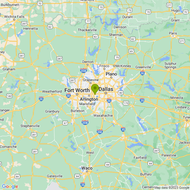 Static map image of Grand Prairie