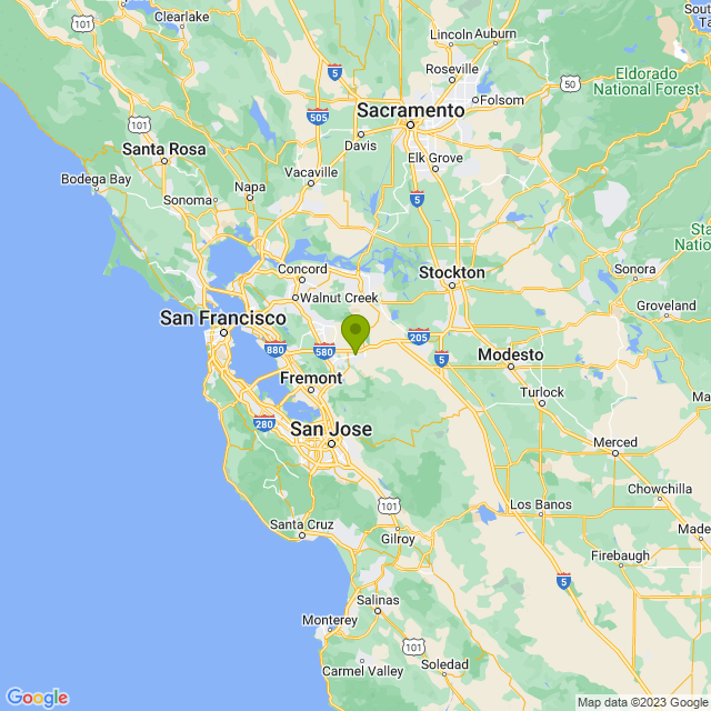 Static map image of Livermore