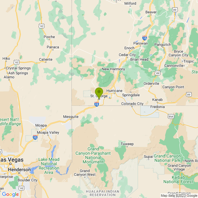 Static map image of St. George