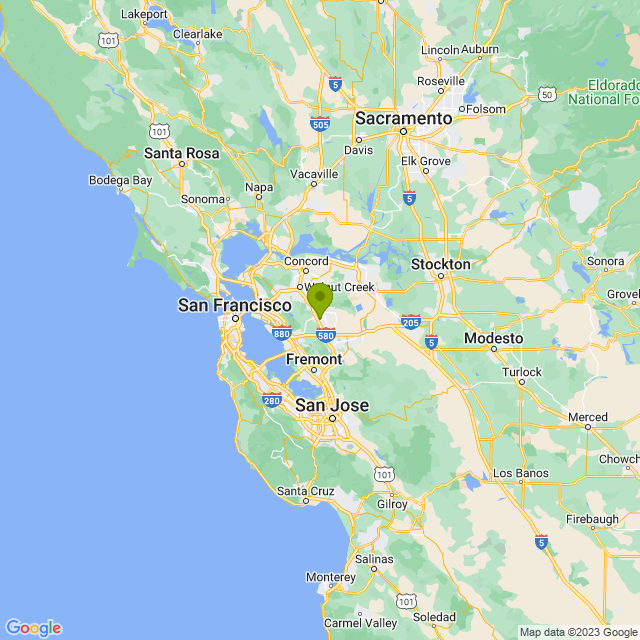 Static map image of San Ramon