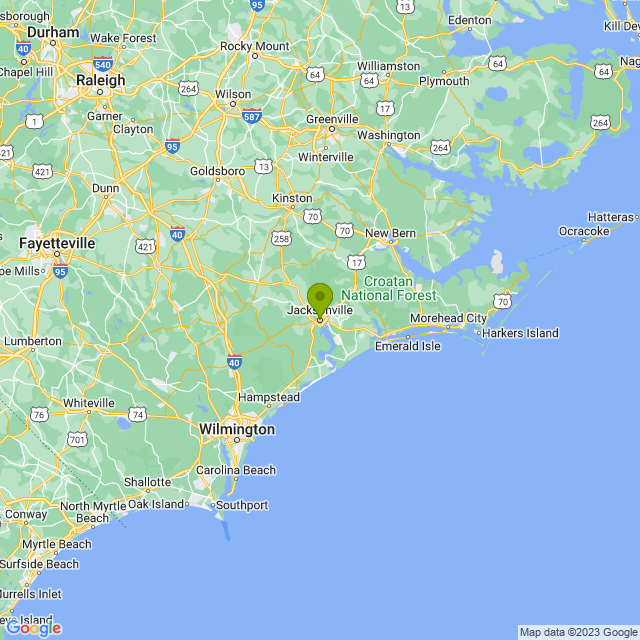 Static map image of Jacksonville