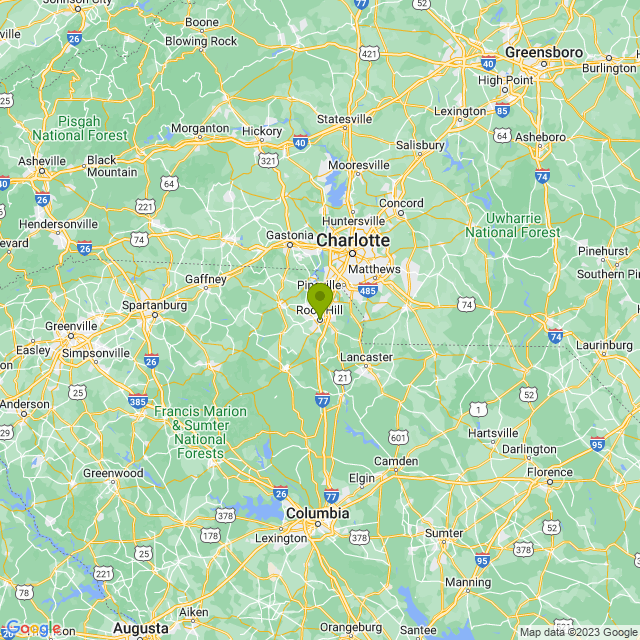 Static map image of Rock Hill