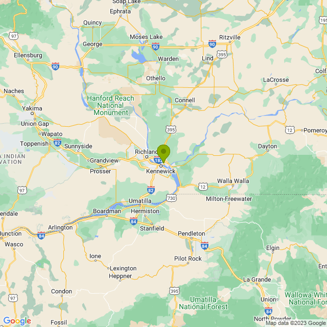 Static map image of Pasco