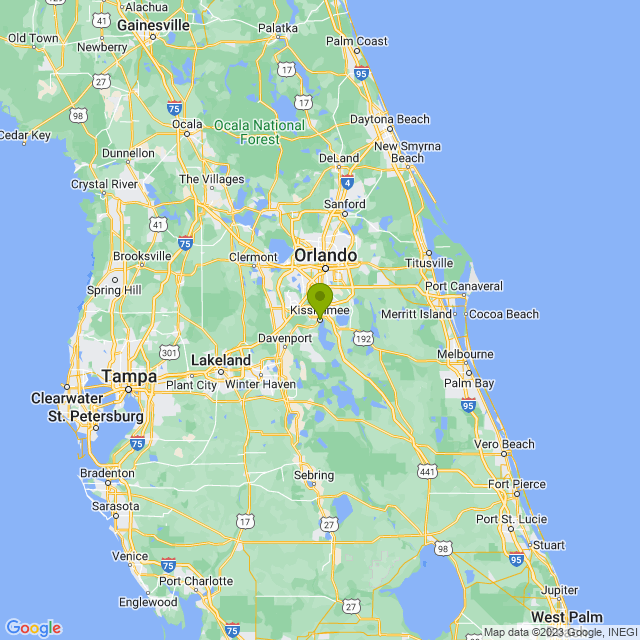 Static map image of Kissimmee