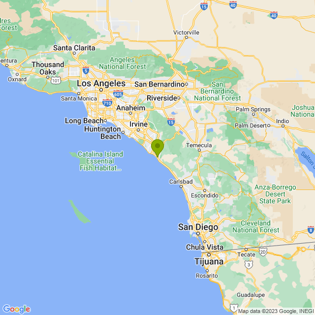 Static map image of San Clemente