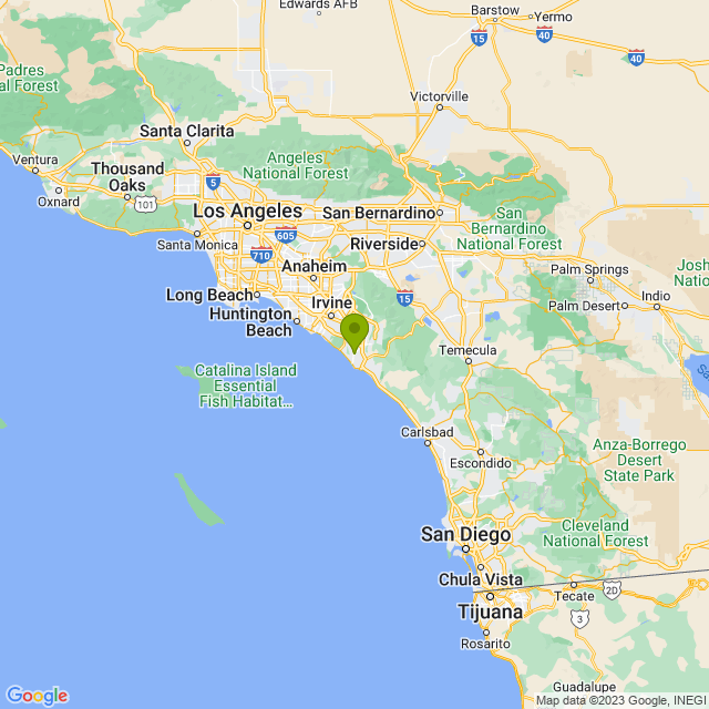 Static map image of Laguna Niguel