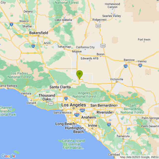 Static map image of Palmdale