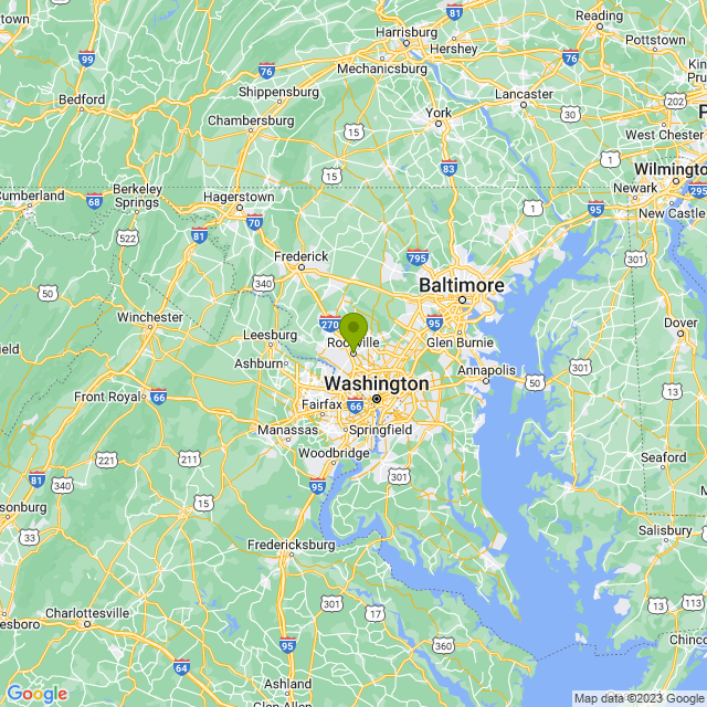 Static map image of Rockville