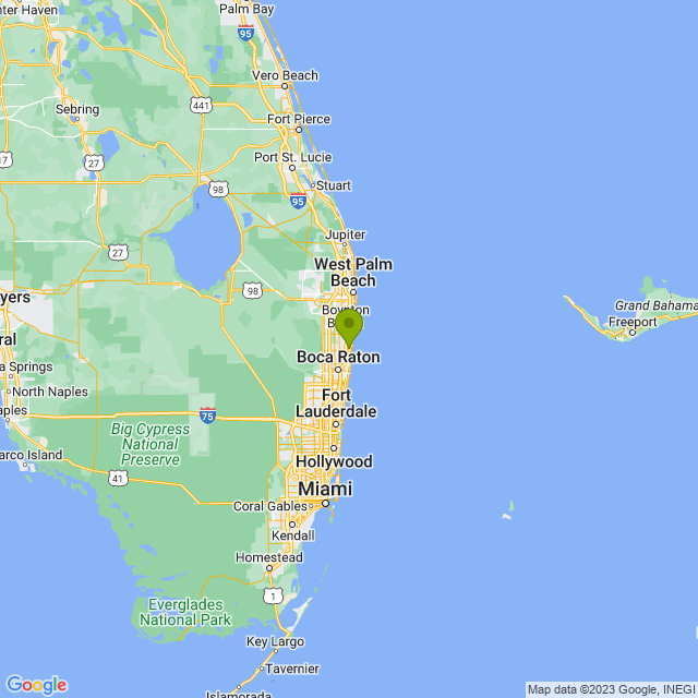 Static map image of Delray Beach