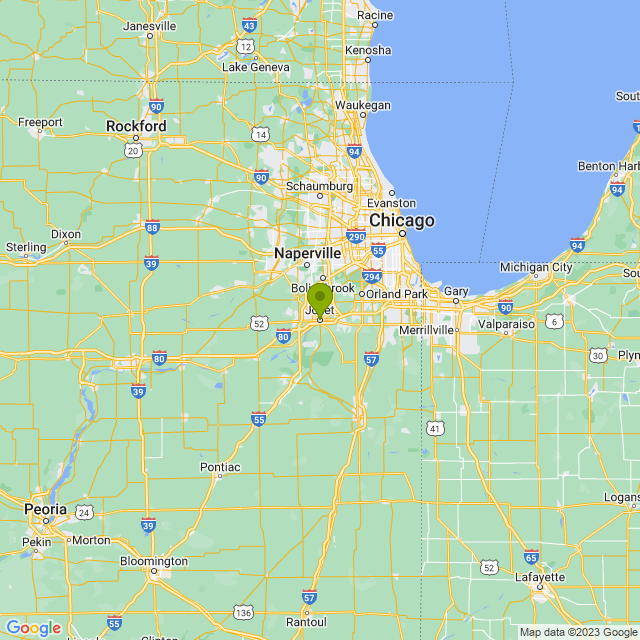 Static map image of Joliet