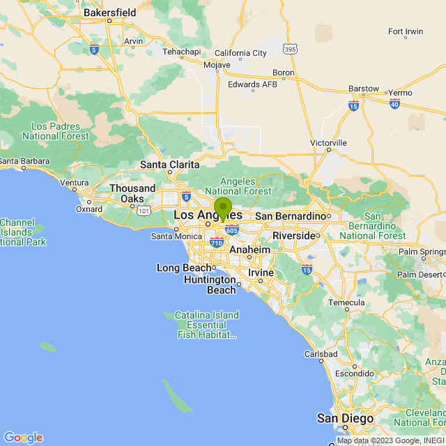 Static map image of Monterey Park