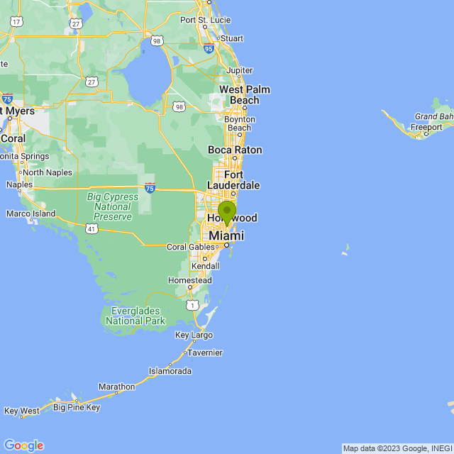 Static map image of North Miami