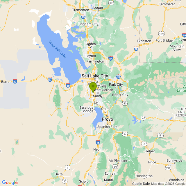 Static map image of South Jordan