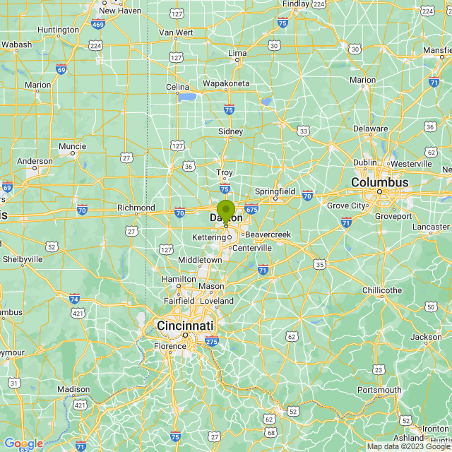 Static map image of Dayton