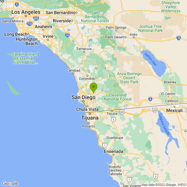 Static map image of Santee