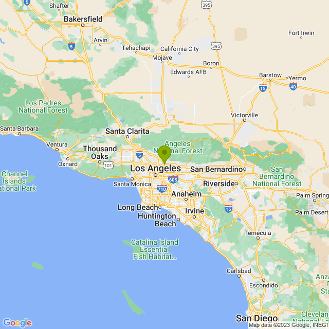 Static map image of Pasadena