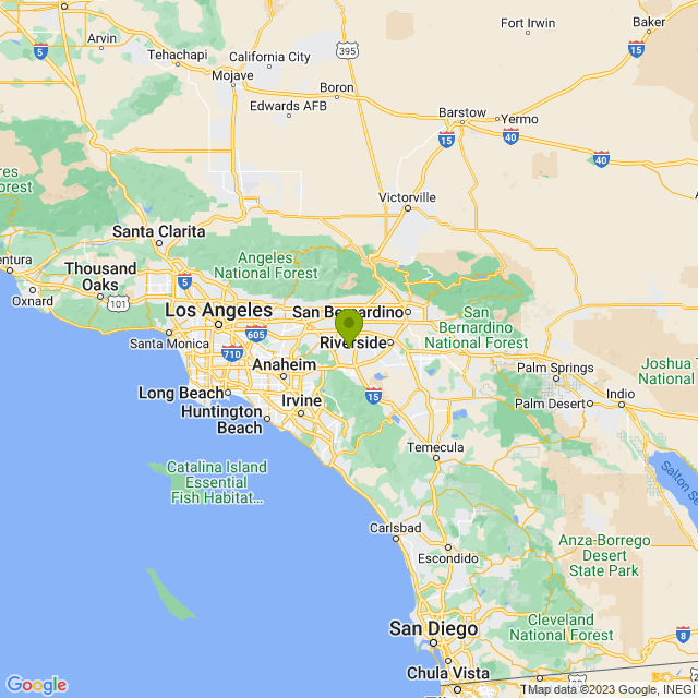 Static map image of Eastvale