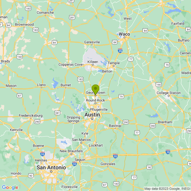Static map image of Georgetown
