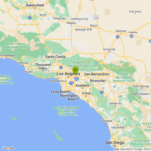 Static map image of Rosemead