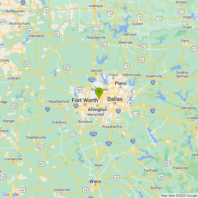 Static map image of Euless