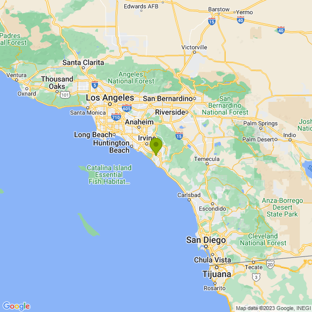 Static map image of Aliso Viejo