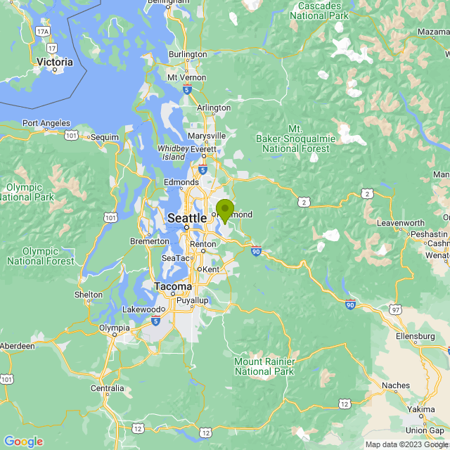 Static map image of Sammamish