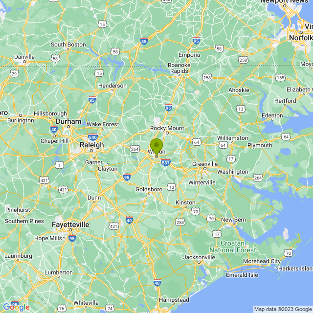 Static map image of Wilson