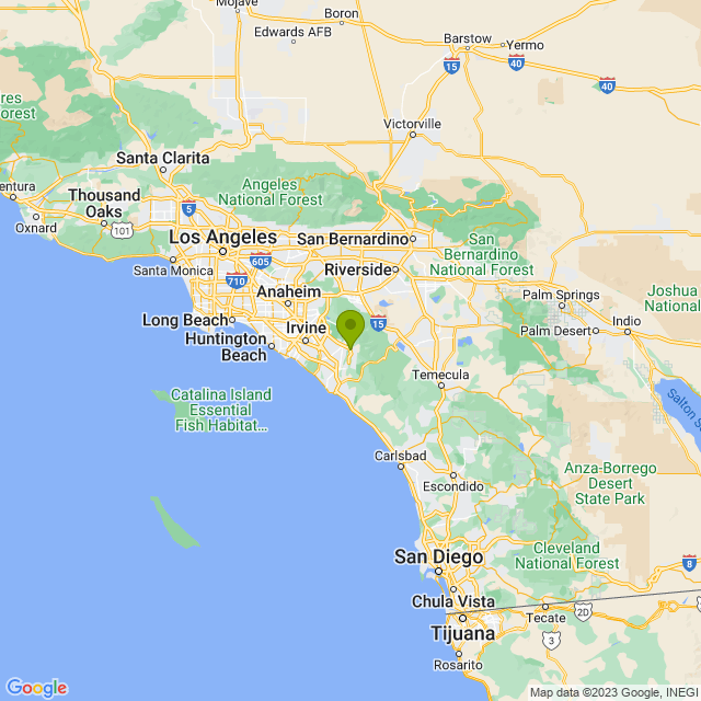 Static map image of Rancho Santa Margarita