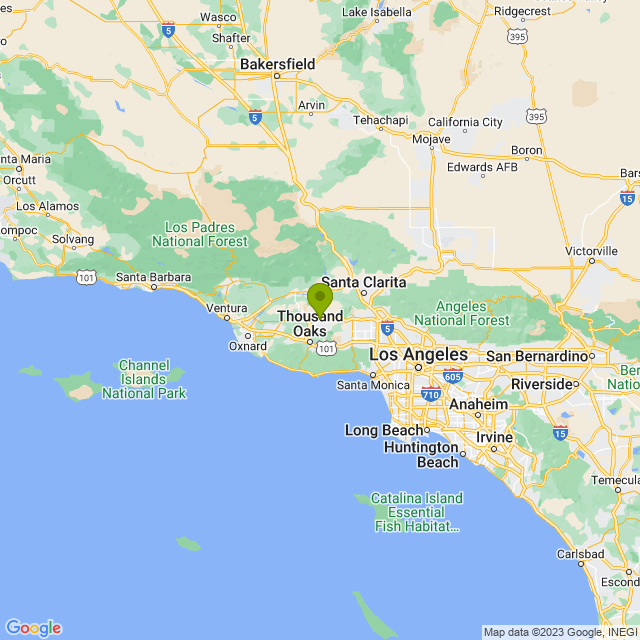 Static map image of Simi Valley