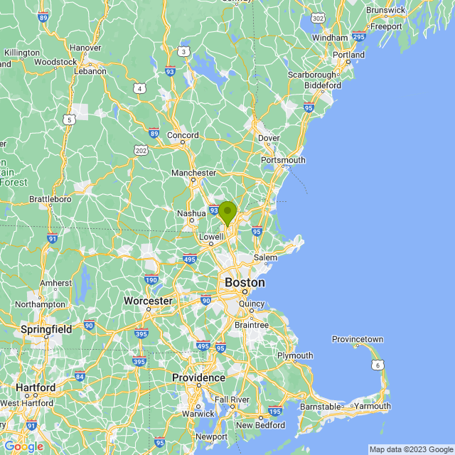 Static map image of Methuen