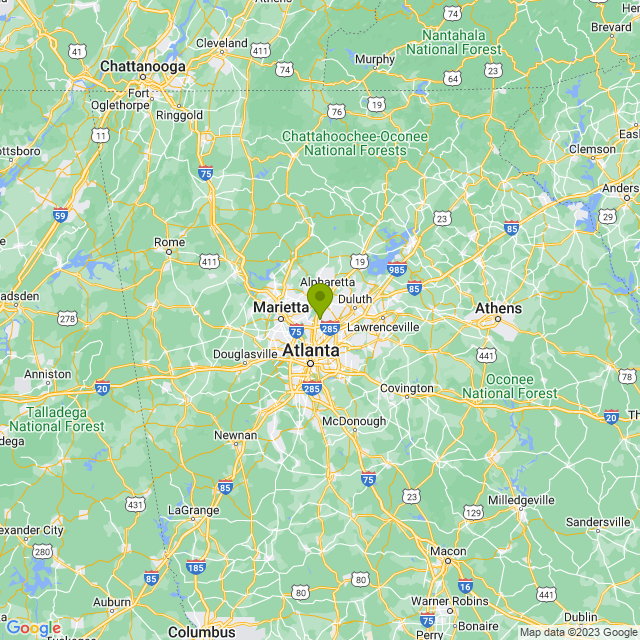 Static map image of Dunwoody