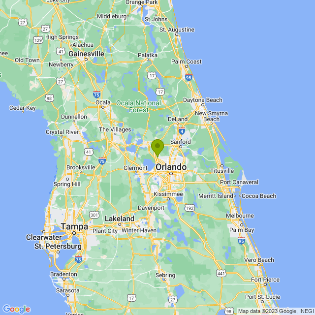 Static map image of Apopka