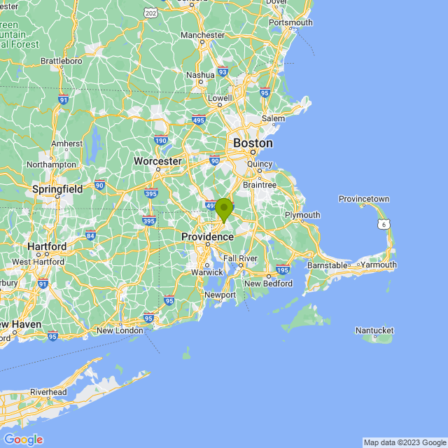 Static map image of Attleboro