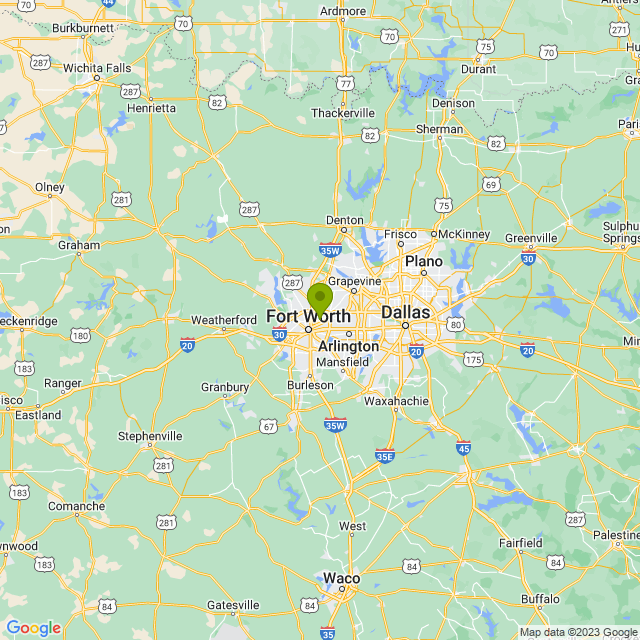 Static map image of Haltom City