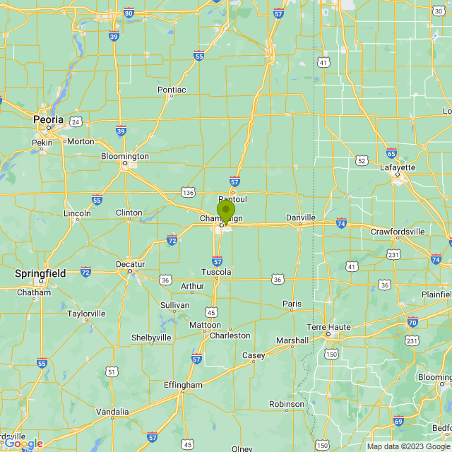 Static map image of Urbana