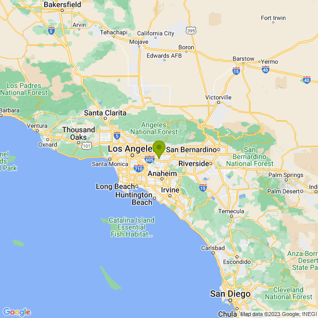 Static map image of La Puente