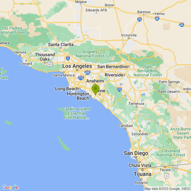 Static map image of Costa Mesa