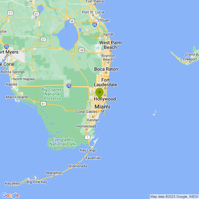 Static map image of Miami Gardens