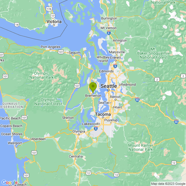 Static map image of Bremerton