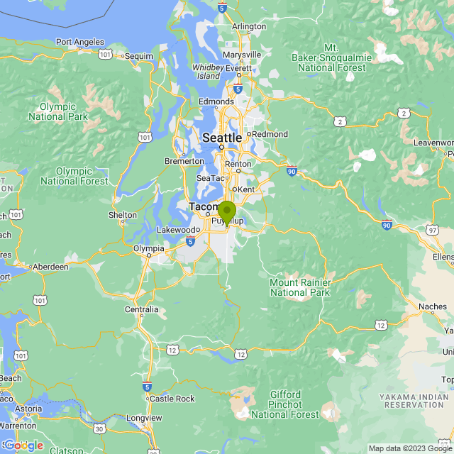 Static map image of Puyallup