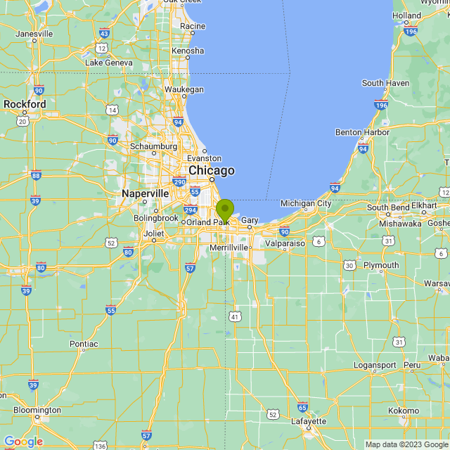 Static map image of Calumet City