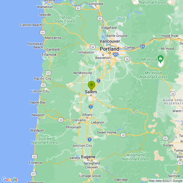 Static map image of Keizer