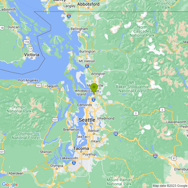 Static map image of Everett