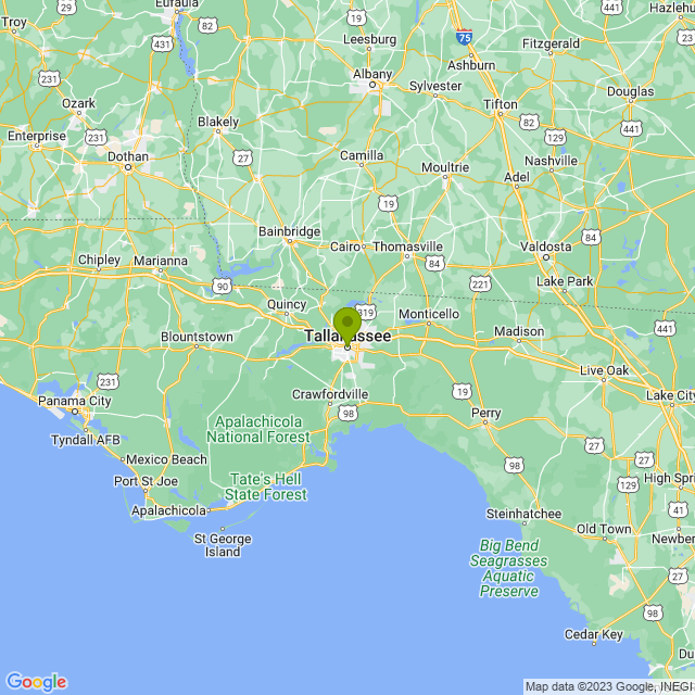 Static map image of Tallahassee