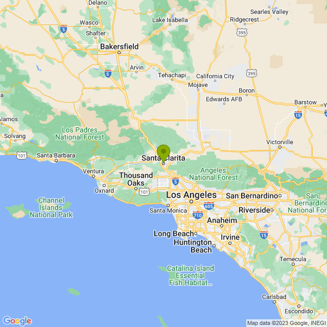 Static map image of Santa Clarita