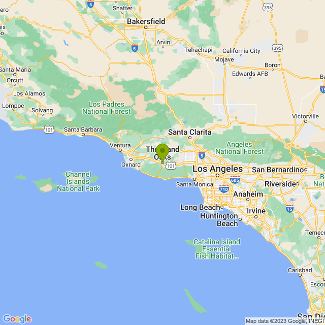 Static map image of Thousand Oaks