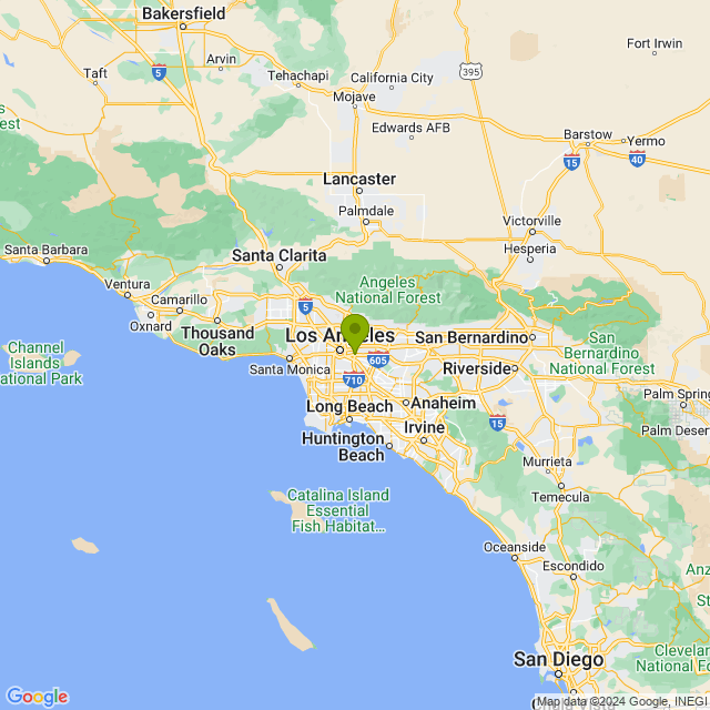 Static map image of East Los Angeles