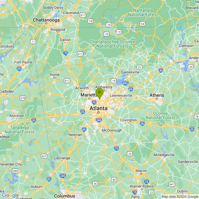 Static map image of Sandy Springs